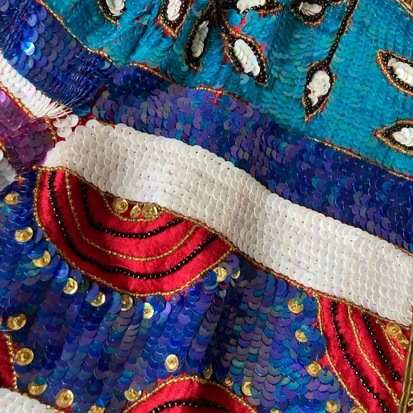 Colorful Embroidered Women's Jacket - Picture 4 of 5